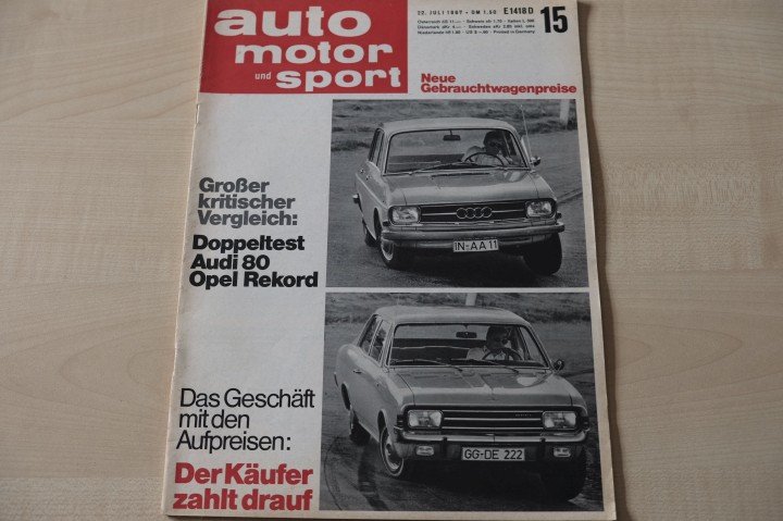 Auto Motor und Sport 15/1967